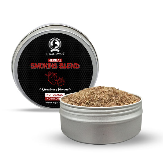 Ayurvedic Herbal Mixture Smoking Blend SRAWBERRY FLAVOUR (30 g/1.0 oz Container)