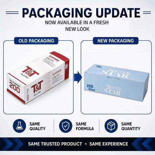 Premium King Size 84 mm Cigarettes Tubes With Filter 200 Pc Box | Empty Cigarette Tubes With Filter(White Tubes With White Filter) Empty Cigarette Filter Tube Box