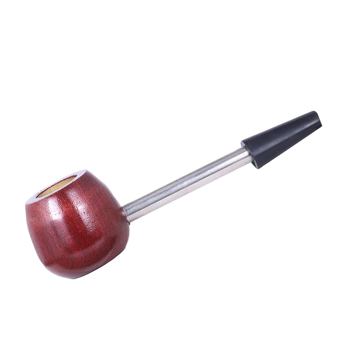 Tobacco & Nicotine Free Smoking Mixture With 100% Natural Herbal Smoking Blend 1 Pack - 100gm With Wooden Steel Pipe