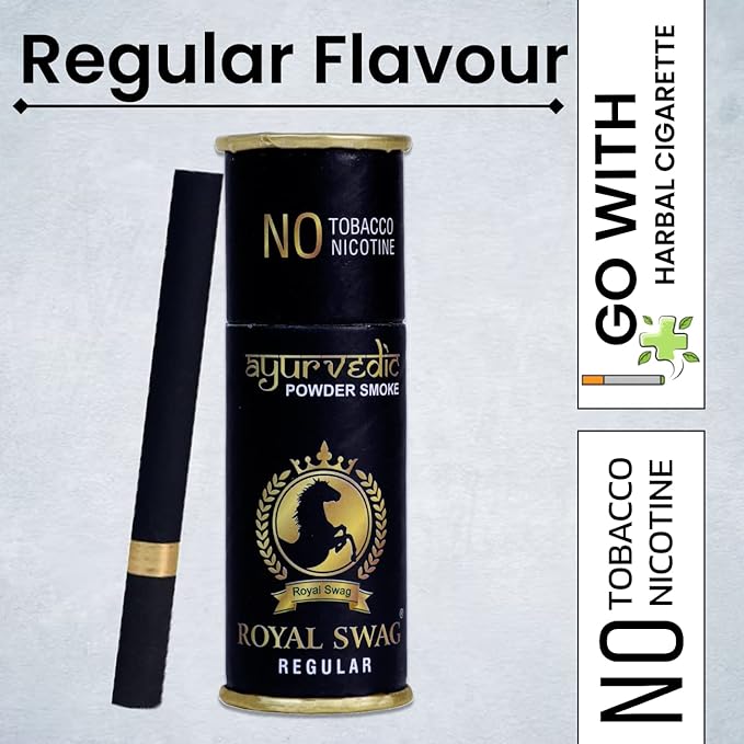 Ayurvedic & Herbal Cigarette Regular Flavour (50 Sticks) - Smoking Cessasion | Helps in Quit Smoking