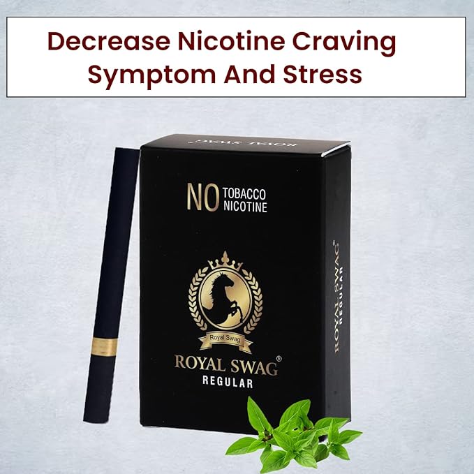 Ayurvedic & Herbal Smokes Cigarettes - Tobacco and Nicotine Free(Regular Flavored Pack Of 100 Smoke) - Helps in Quit Smoking