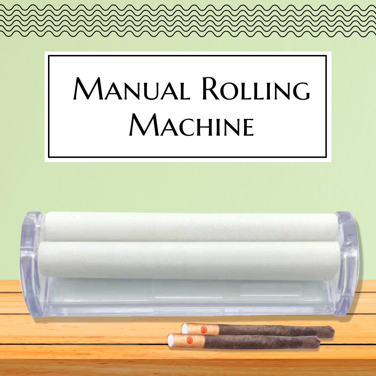 Cigarette Rolling Machine Quick Fill Tobacco Machine | Roll Your Own Cigarette 110 MM King Size With Metal Roller Machine