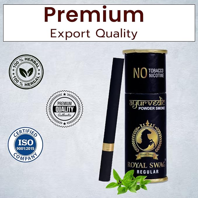 Ayurvedic & Herbal Cigarette Regular Flavour (50 Sticks) - Smoking Cessasion | Helps in Quit Smoking