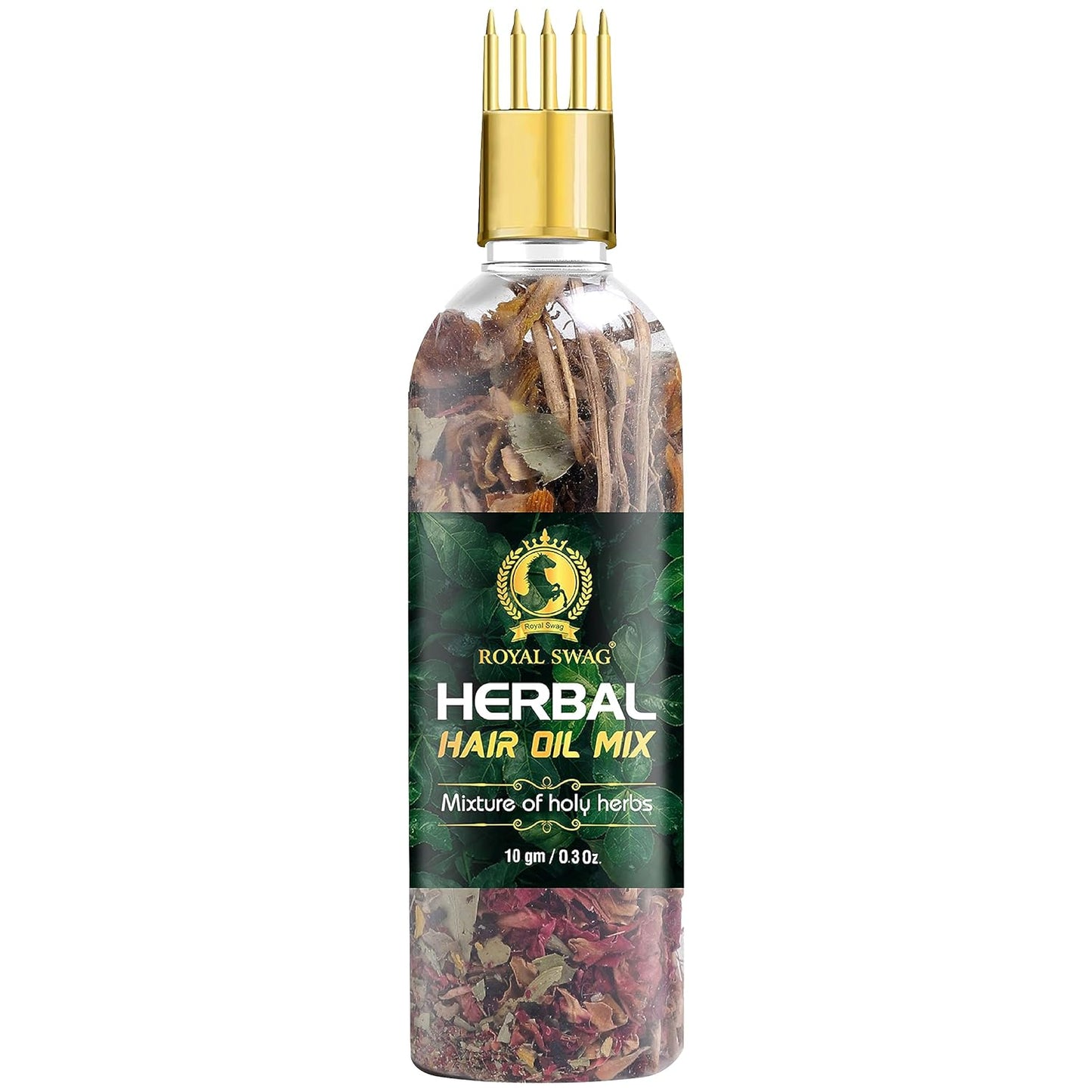 Herbal Jadibuti Mix Bottle For Hair Oil Infusion 10 gram | Make Your Own Diy Home Remedy For Strong, Long and Lustrous Hair (No Oil Included)