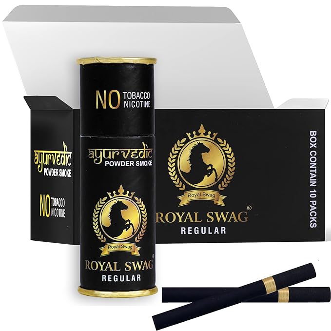 Ayurvedic & Herbal Cigarette Regular Flavour (50 Sticks) - Smoking Cessasion | Helps in Quit Smoking