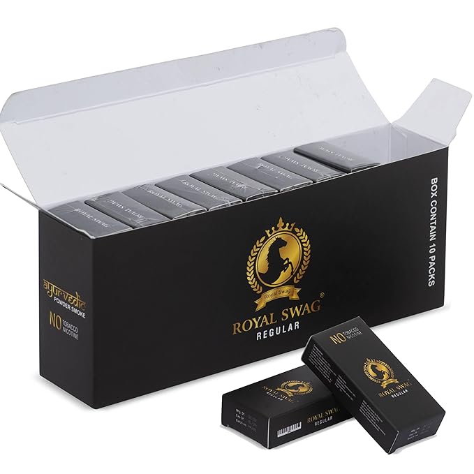Ayurvedic & Herbal Smokes Cigarettes - Tobacco and Nicotine Free(Regular Flavored Pack Of 100 Smoke) - Helps in Quit Smoking