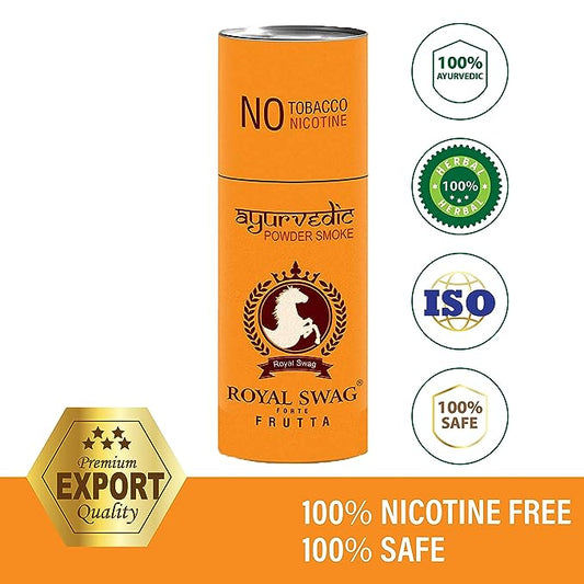 Ayurvedic & Herbal Cigarette, Frutta Flavour Smoke Tobacco Free Cigarettes Helps in Quit Smoking - (50 Sticks)