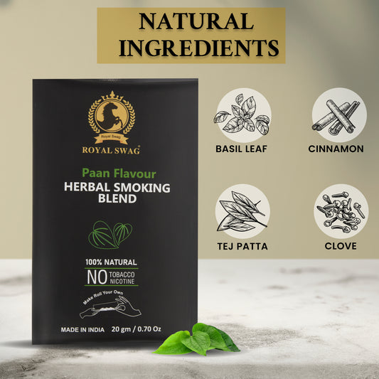 100% Nicotine & Tobacco Free Smoking Mixture(20 gram) | Paan Flavor