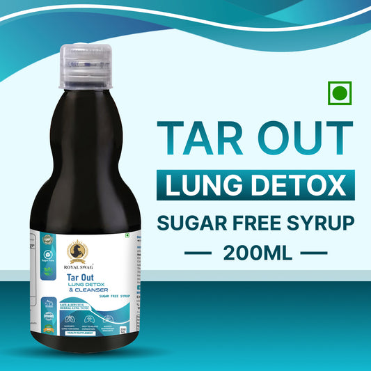 Ayurveda Tar Out Syrup Lungs Detox - Sugar Free - 200 ML
