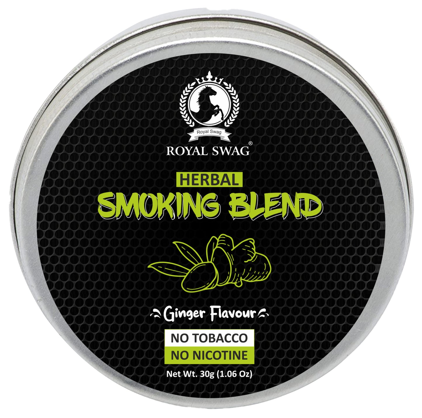 Ayurvedic Herbal Mixture Smoking Blend GINGER FLAVOUR (30 g/1.0 oz Container)