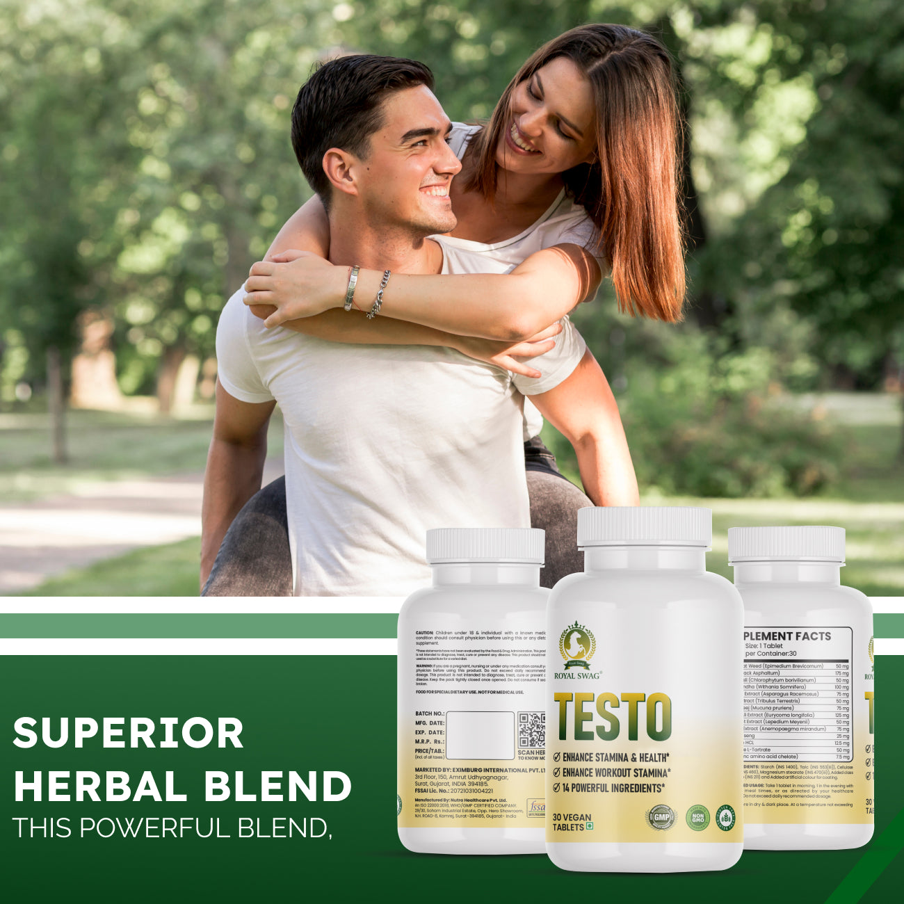 Natural Testosterone Tablet 30 Pcs Pack