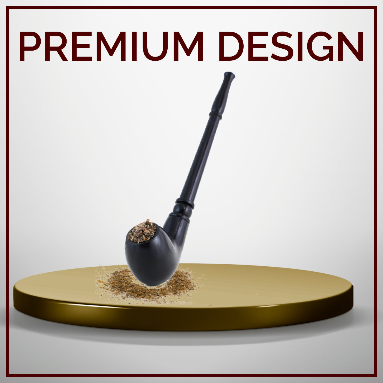 Combo OF Tobacco Brown Pot & Royal Black Wooden Smoking Pipe Durable Hard Wood Material Wooden
