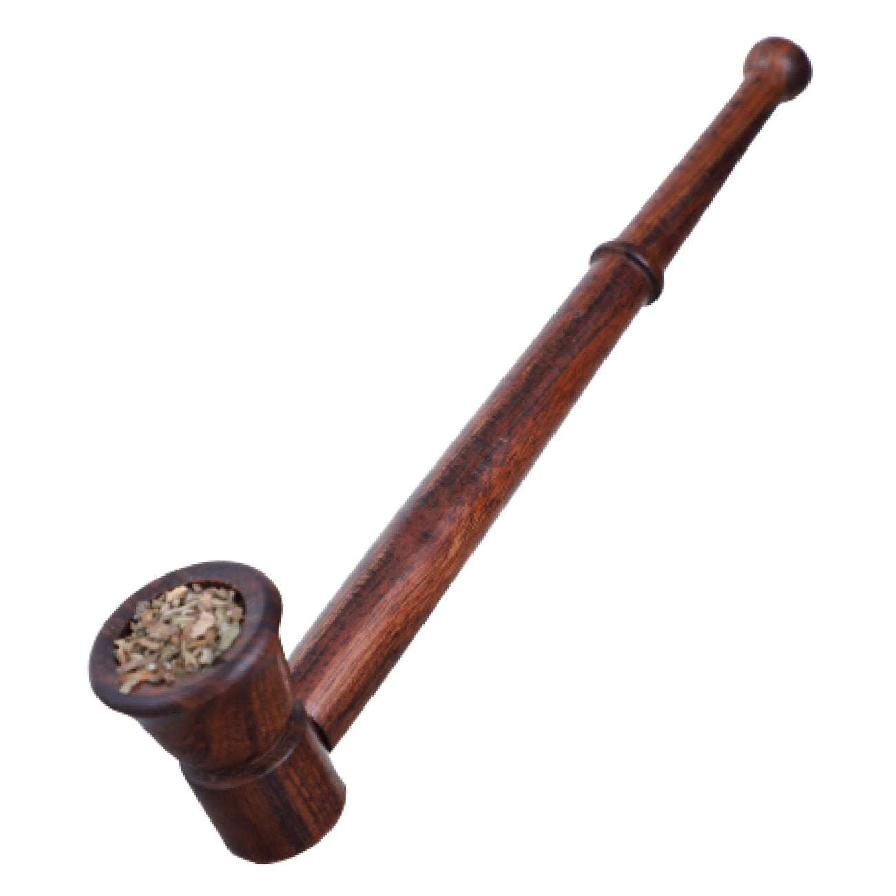Combo OF Tobacco Brown Pot & Royal Black Wooden Smoking Pipe Durable Hard Wood Material Wooden