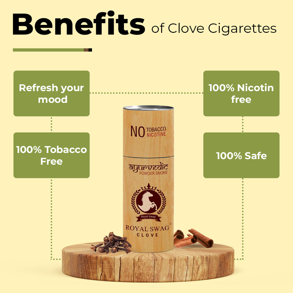 Flavored Herbal Clove Cigarettes - 5 Sticks Packet