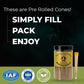 Royal Swag Pre-Rolled Cones Classic King Size Rolling Papers - 110 MM Long Cones Party Pack
