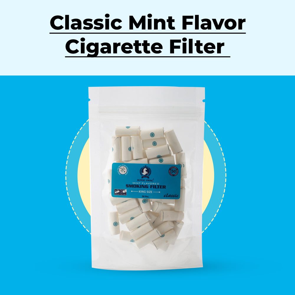 King Size Classic Mint Flavor Cigarette Filter Tubes
