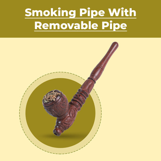 Italian Style Tobacco Pipe With Removable Pipe