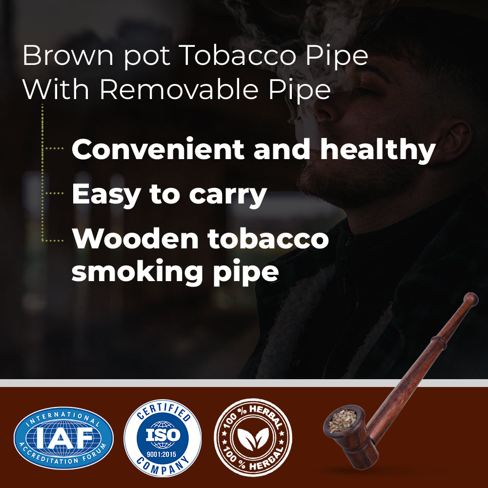 Free Style Fancy Smoking Pipe With Removable Pipe