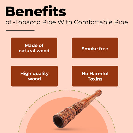 Royal Swag Mughal Style Tobacco Pipe Handmade Shiva Chillum Hookah Smoking Pipe