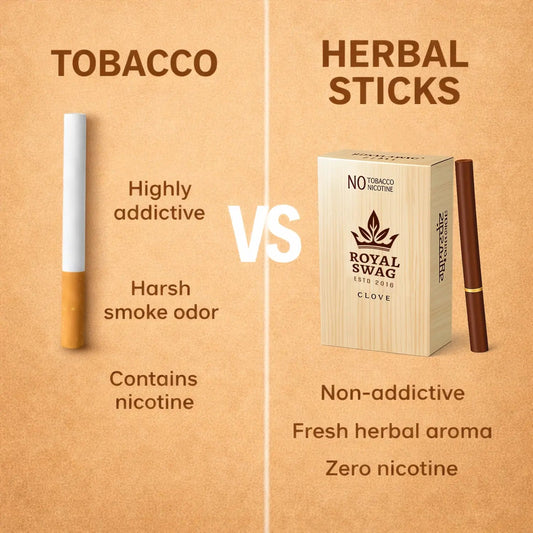 Flavored Herbal Clove Cigarettes- 10 Sticks Packet theroyalswag