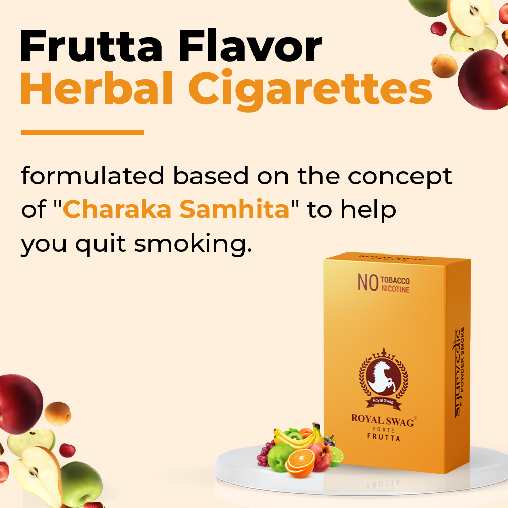 ROYAL SWAG Frutta Flavor Herbal Cigarettes- 20 Sticks Packet