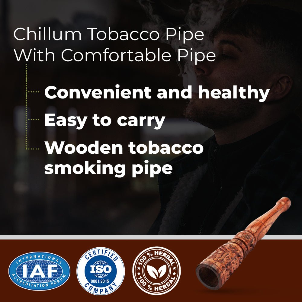 Royal Swag Mughal Style Tobacco Pipe Handmade Shiva Chillum Hookah Smoking Pipe theroyalswag