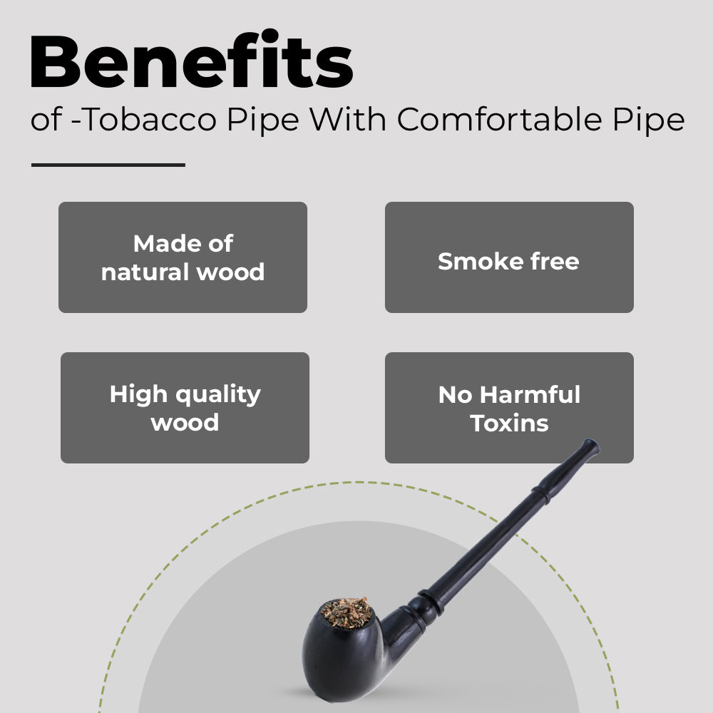 Classic Vintage Smoking Pipe With Removable Pipe