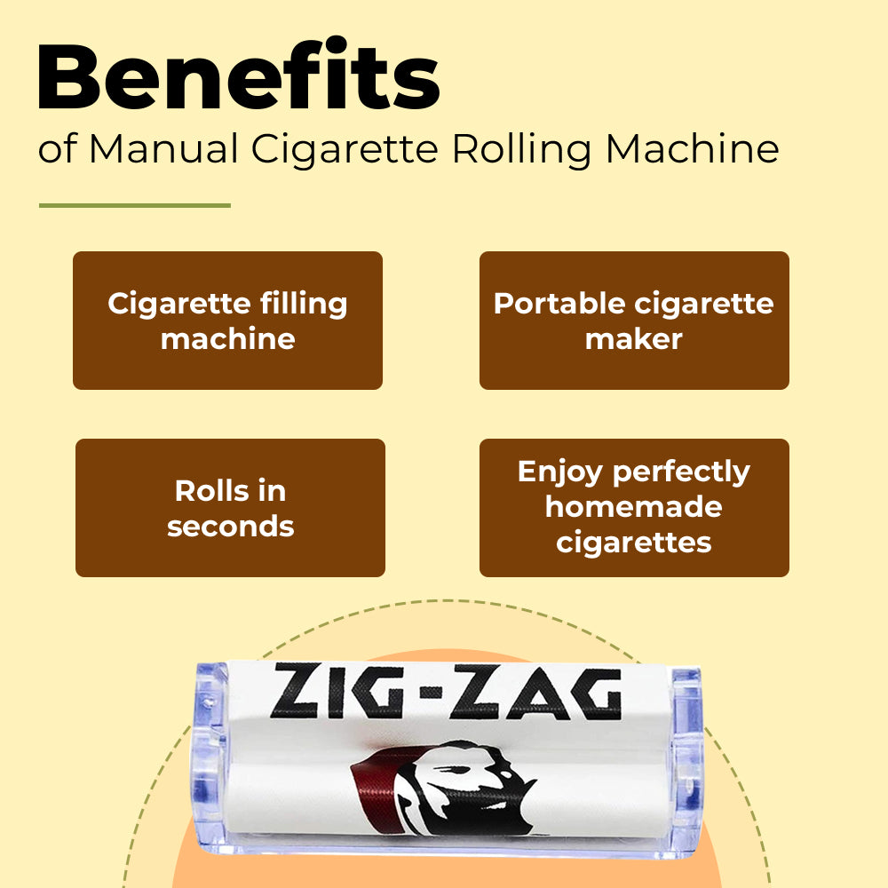 Royal Swag Cigarette Smoking Rolling Machine Quick Fill Tobacco Machine | Manual Cigarette Rolling Machine