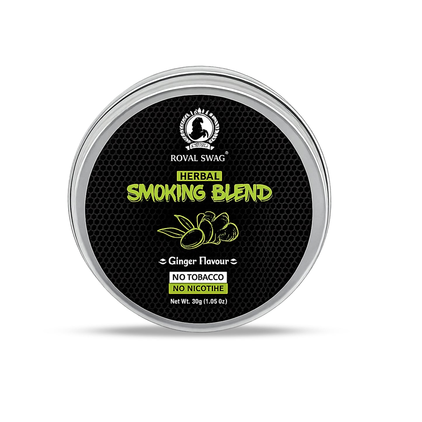 Ayurvedic Herbal Mixture Smoking Blend GINGER FLAVOUR (30 g/1.0 oz Container)