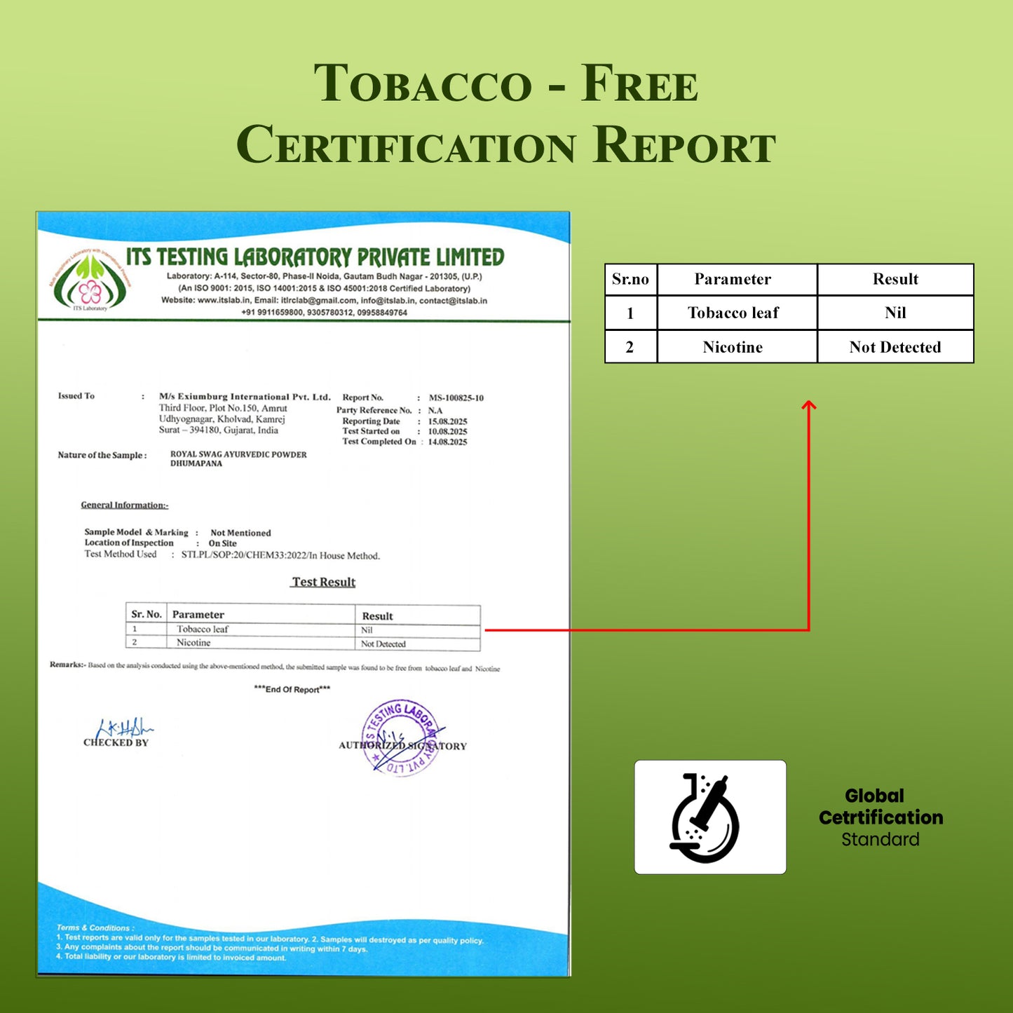 Natural Herbal Cigarettes PAAN Flavour(10 Sticks) 100% Tobacco-Free and Nicotine