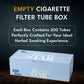 Premium King Size 84 mm Cigarettes Tubes With Filter 200 Pc Box | Empty Cigarette Tubes With Filter(White Tubes With White Filter) Empty Cigarette Filter Tube Box