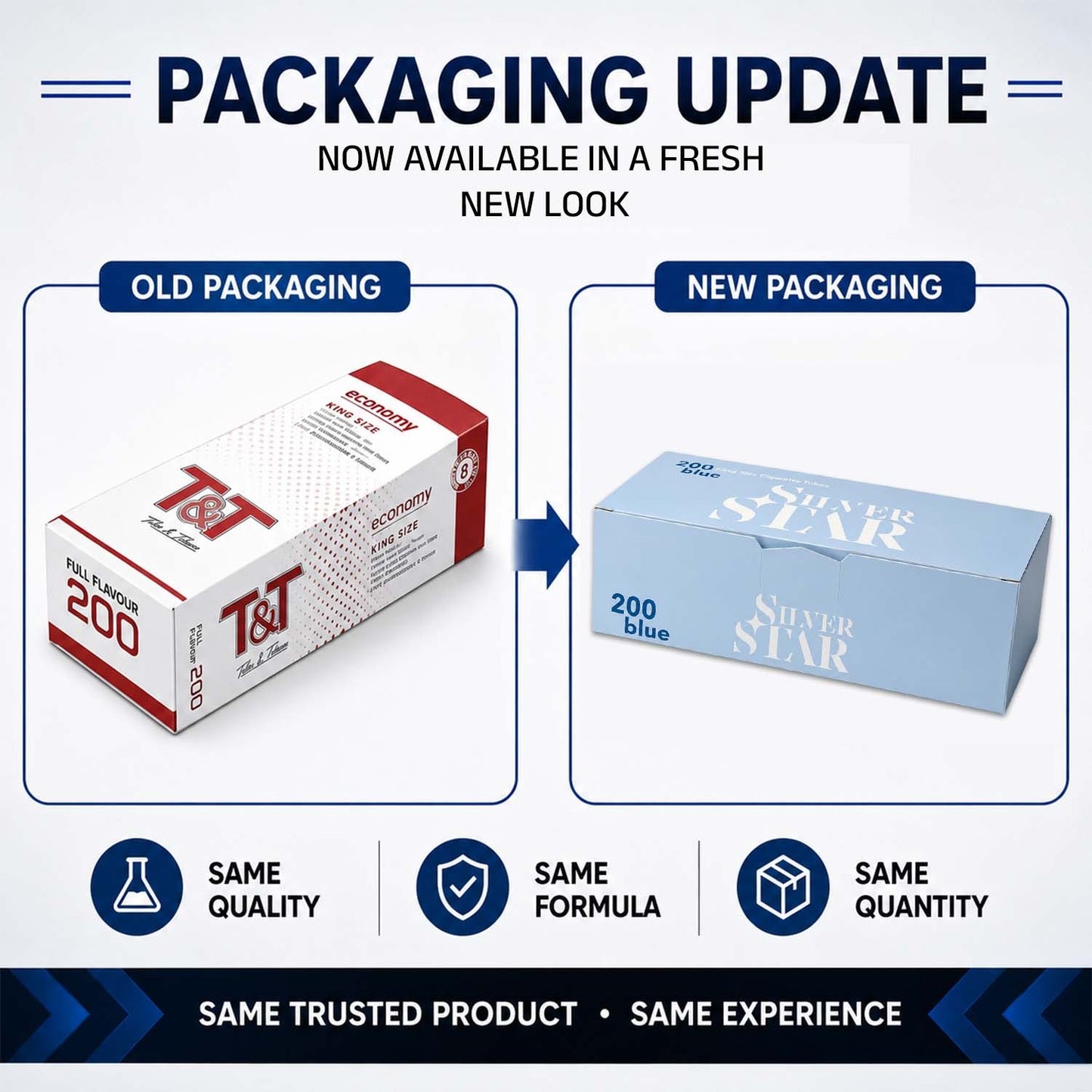 Premium King Size 84 mm Cigarettes Tubes With Filter 200 Pc Box | Empty Cigarette Tubes With Filter(White Tubes With White Filter) Empty Cigarette Filter Tube Box