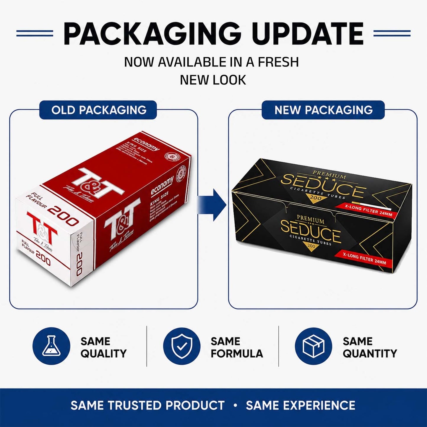 Premium King Size 84 mm Cigarettes Tubes With Filter 200 Pc Box | Empty Cigarette Tubes With Filter(Brown Cigarette Tubes With Filter) Empty Cigarette Filter Tube Box