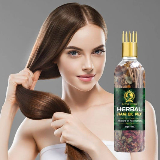 Combo Pack Of Hair Jadibutti Mix Bottle For Hair Oil Infusion 10g(Pack Of 2) For Anti Hair Fall, Anti Dandruff, Damage Repair, Shinier and Healthier Hair