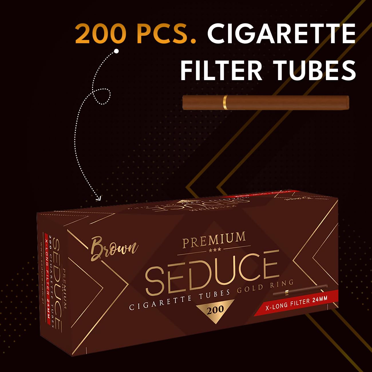 brown cigarette tubes Seduce Premium brown cigarette tubes Seduce Premium