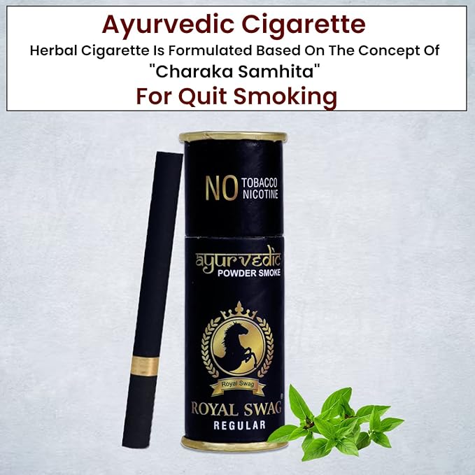 Ayurvedic & Herbal Cigarette Regular Flavour (50 Sticks) - Smoking Cessasion | Helps in Quit Smoking