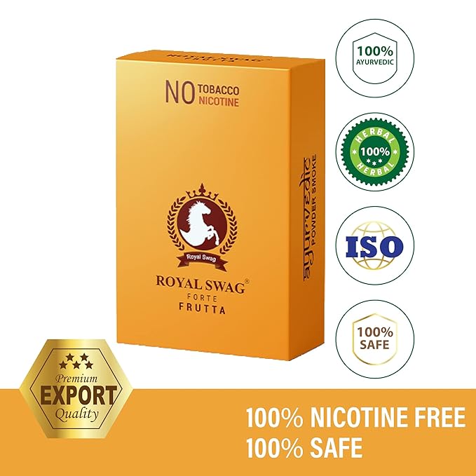 Ayurvedic Herbal Cigarette Frutta Flavoured (200 Sticks) 100% NO Nicotine & NO Tobacco - Helps To Quit Smoking (Smoking Cessation) Non Addictive | Pack Of 200