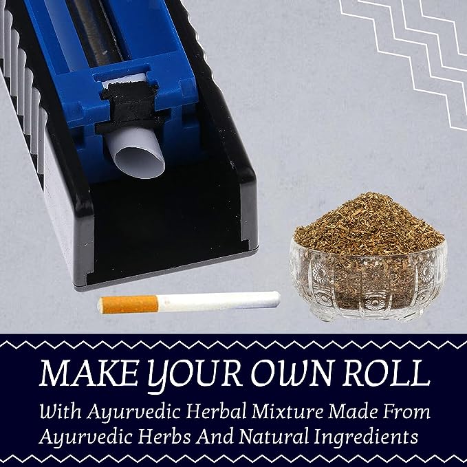 Single Tube Tobacco Roller Cigarette Injector Machine, Cigarette Tube Filling Machine(Budget Friendly & Small To Fit In Your Pocket) Cigarette Making Machine Manual - Cigarette Accessories