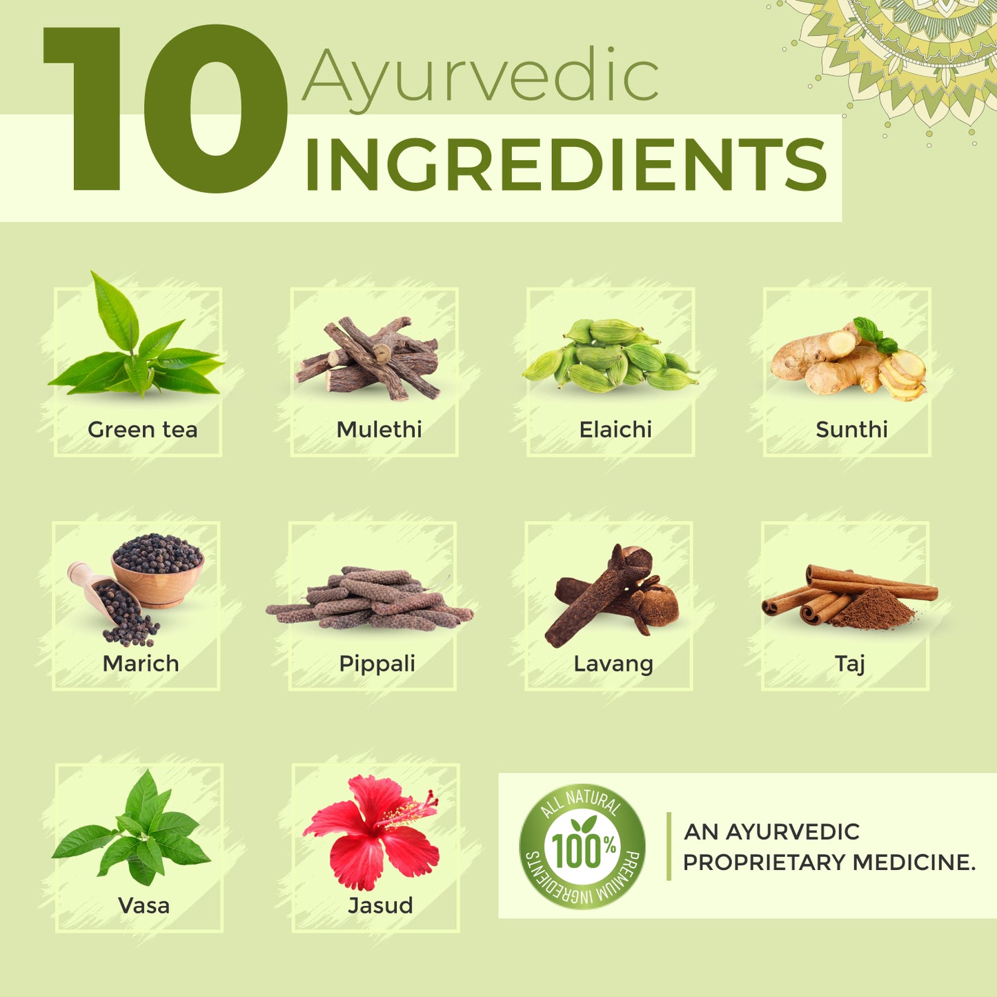 Tar Out Lung Detox Tea 100 gm with the Power of Ayurveda Herbs