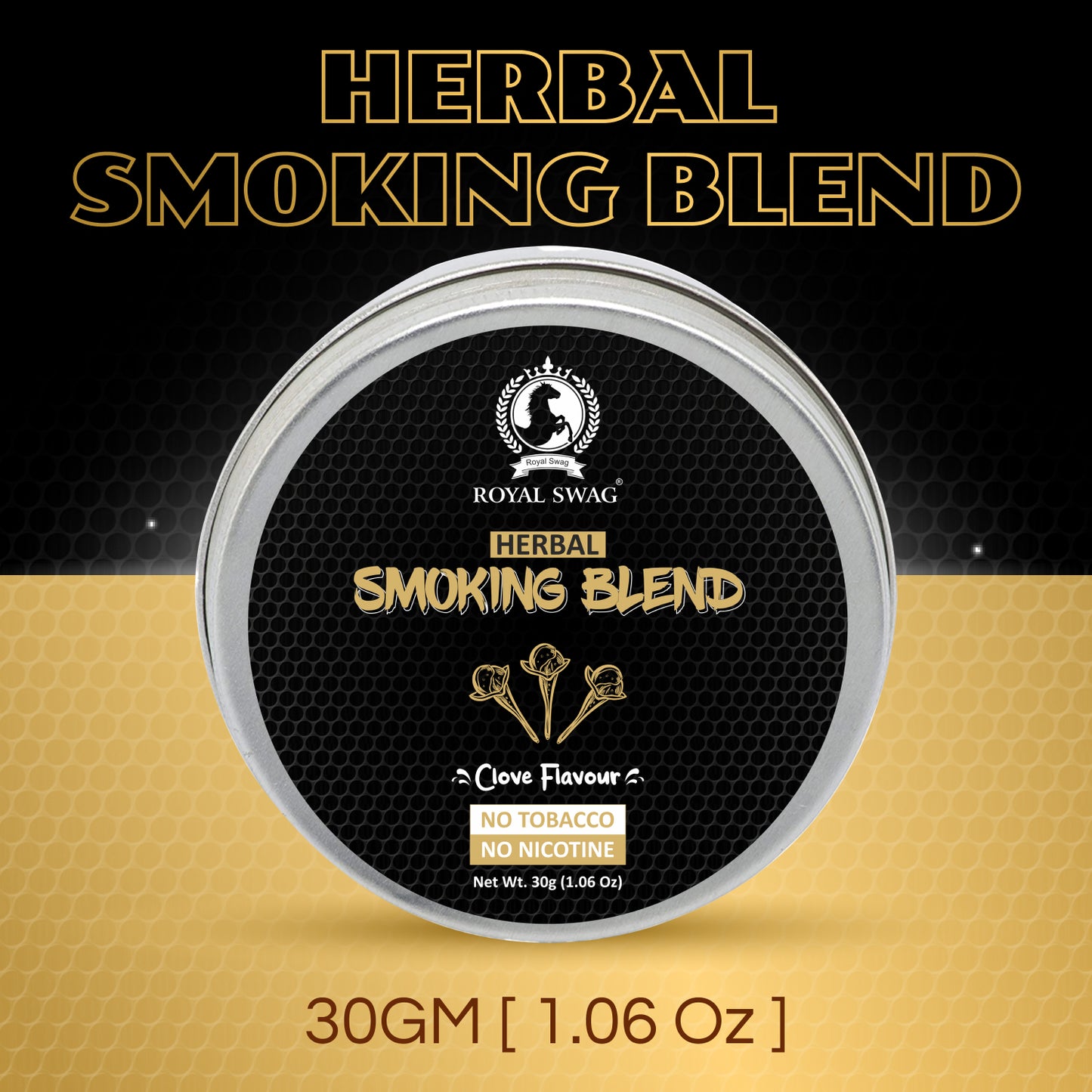 Ayurvedic Herbal Mixture Smoking Blend CLOVE FLAVOUR (30 g/1.0 oz Container)