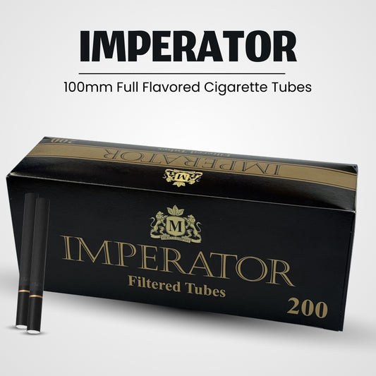 Manual Hand Maker Cigarette Machine With Premium Black King Size 84 mm Filter Empty Imperator Cigarettes Black Seduce Tubes 200 Pc Empty Cigarette Tubes