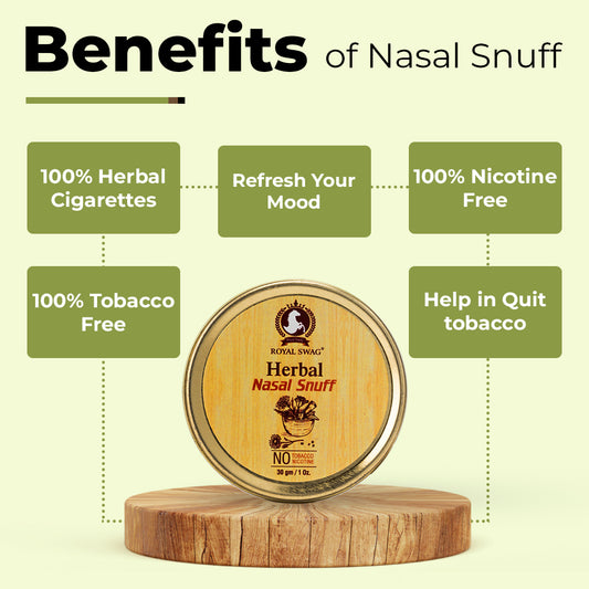 Tobacco Free Mint Flavor Herbal Nasal Snuff