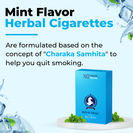 Mint Flavor Herbal Cigarettes