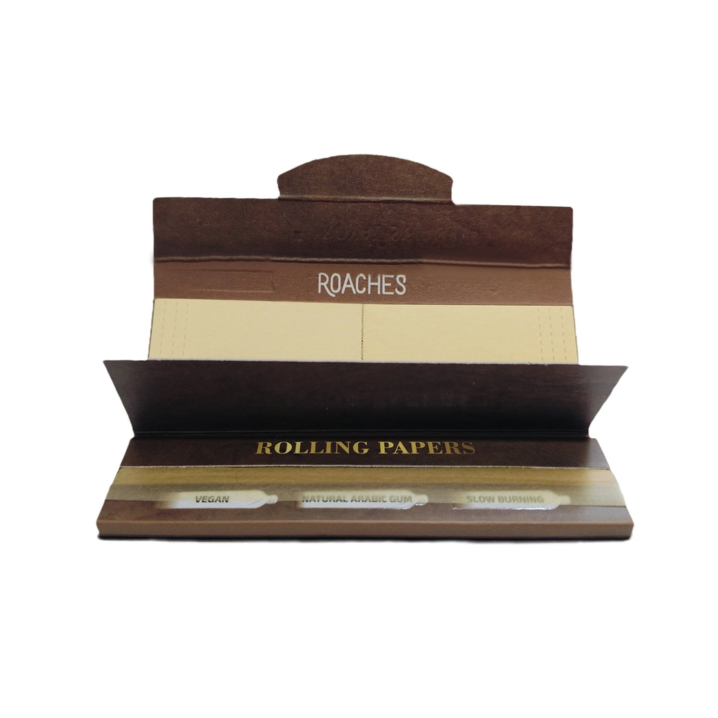 ROYAL SWAG Rolling Paper with Tips | 33 Leaves + 33 Roaches | 110mm Natural Unrefined Ultra Thin Smooth Slow Burning Natural Rolling Papers Pack (Pack of 1)