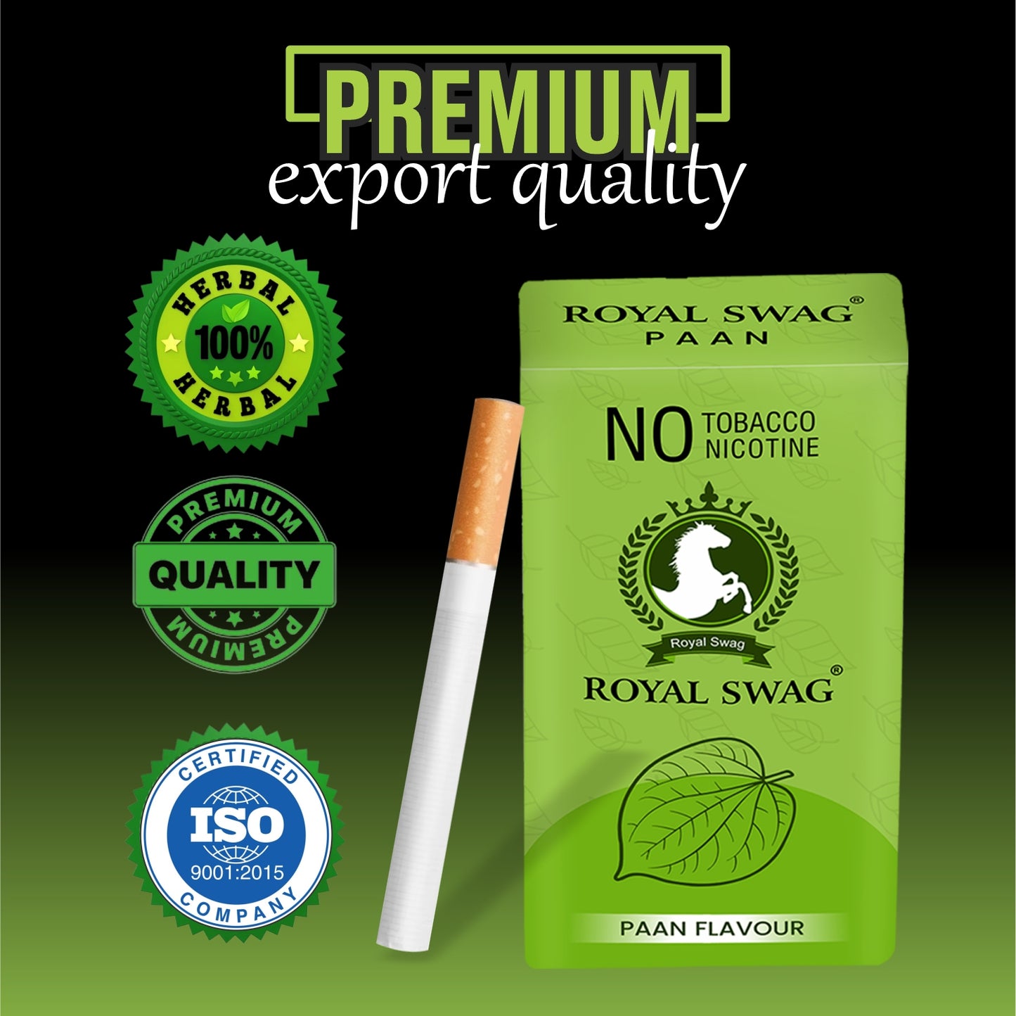 Natural Herbal Cigarettes PAAN Flavour(10 Sticks) 100% Tobacco-Free and Nicotine