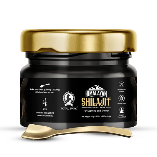 Pure Himalayan Shilajit Resin For Men and Women 20 gram  With 1 Serving Spoon