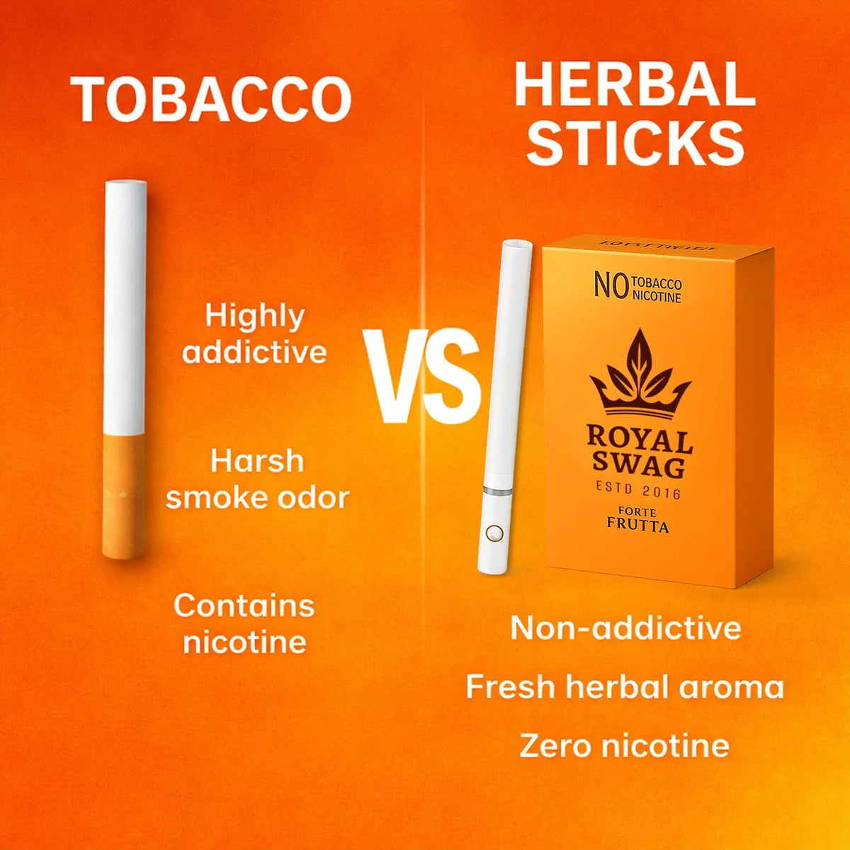 Frutta Flavor Herbal Cigarettes theroyalswag