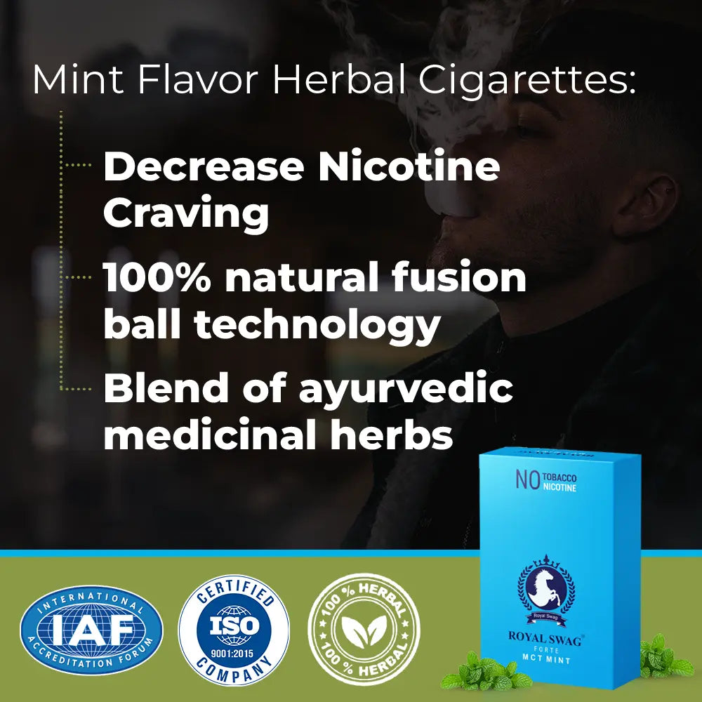 Mint Flavor Herbal Cigarettes -20 Sticks Packet theroyalswag