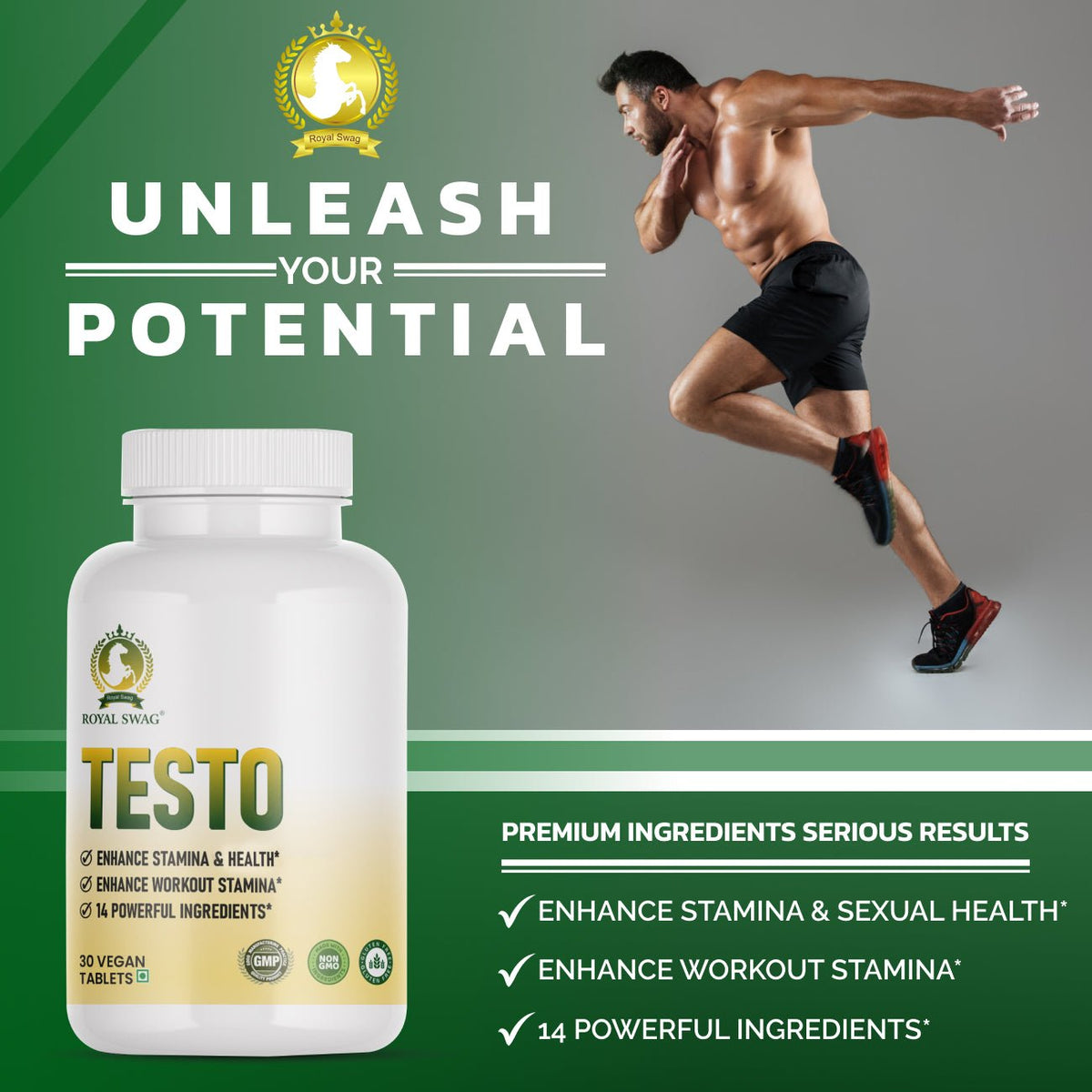 Natural Testosterone Tablet 30 Pcs Pack theroyalswag