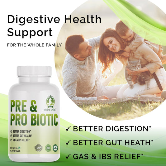 Probiotic and Prebiotic Tablet 60 Pcs Pack theroyalswag